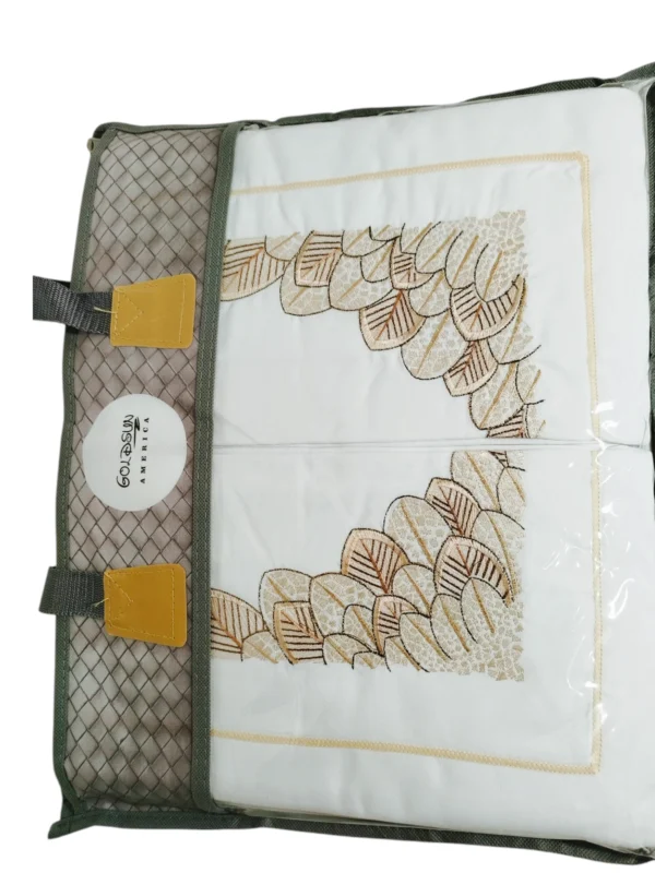 Sabana GOLDSUN Color Blanco de 3000 Hilos