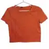 TOP SHEIN ROJO TIERRA M