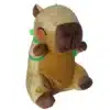 PELUCHE CAPIBARA CON MANTA Y MOCHILA DE TORTUGA