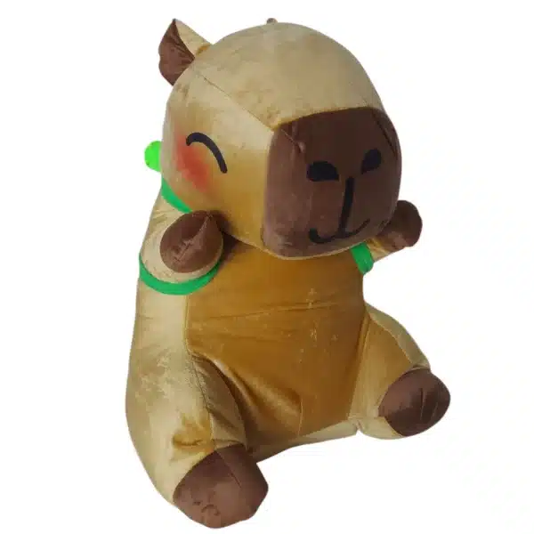 PELUCHE CAPIBARA CON MANTA Y MOCHILA DE TORTUGA