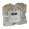 ACOLCHADO MARRON CLARO QUEEN