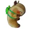 PELUCHE CAPIBARA CON MANTA Y MOCHILA DE TORTUGA