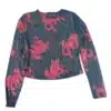BLUSA SHEIN SEMITRANSPARENTE M