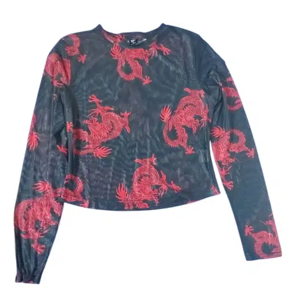 BLUSA SHEIN SEMITRANSPARENTE M